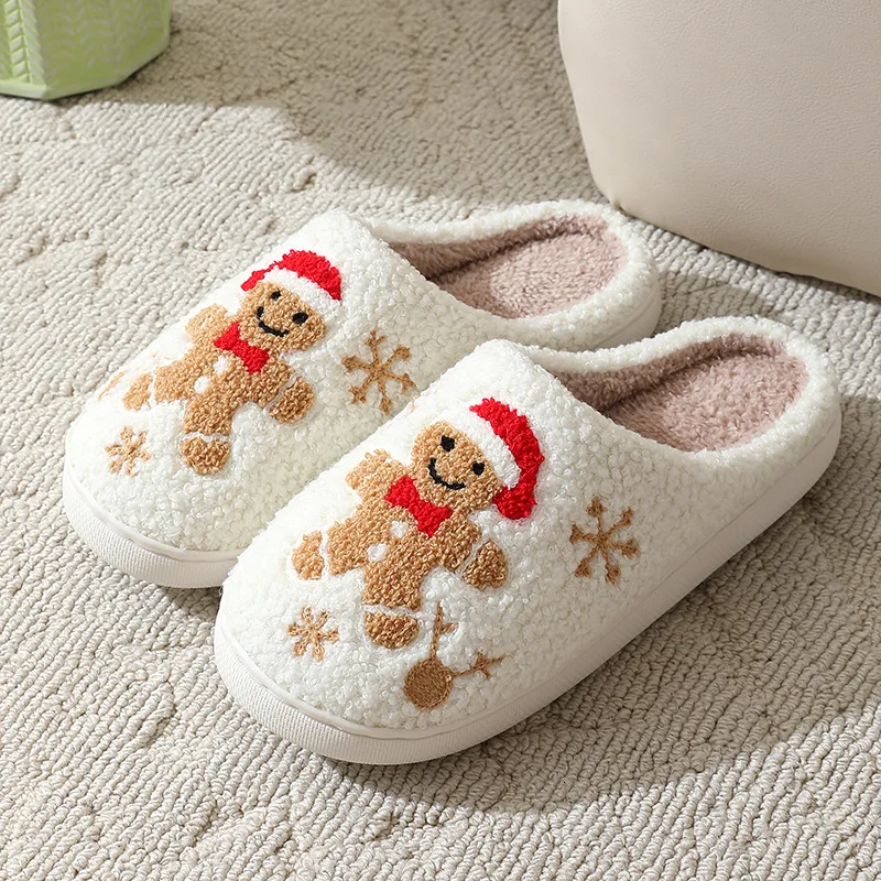 Men Shoes Winter - Cute Gingerbread Winter Warm Christmas Women