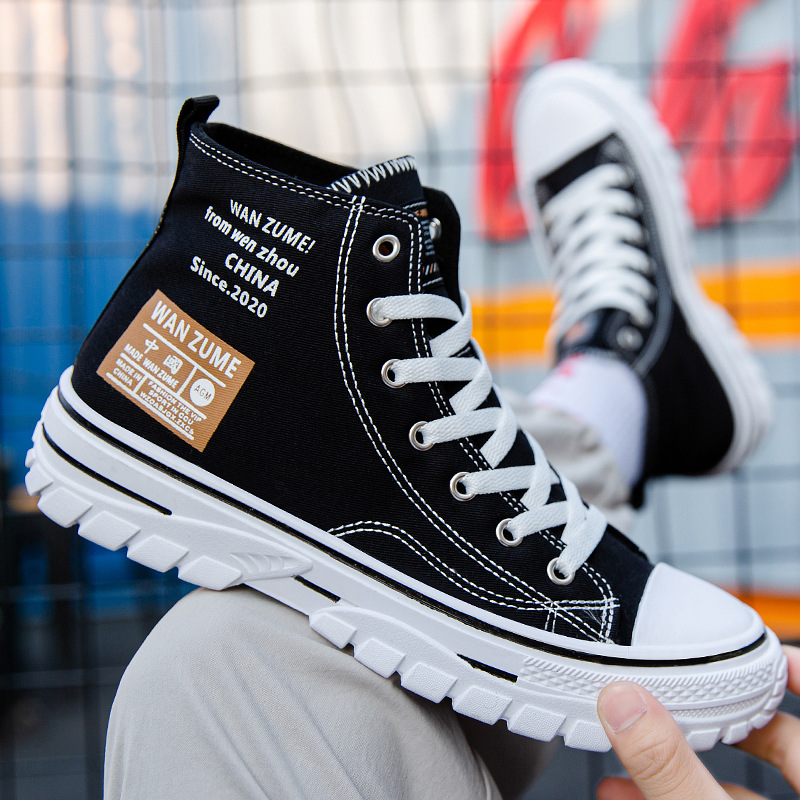 Canvas Sneaker High - New shoes for man High Top