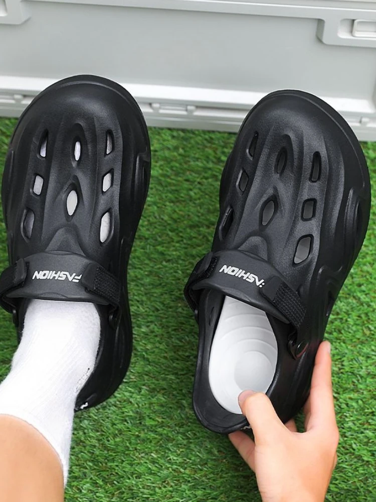 Men Shoes Expensive - Beach Men's Sandal Hole Shoes High