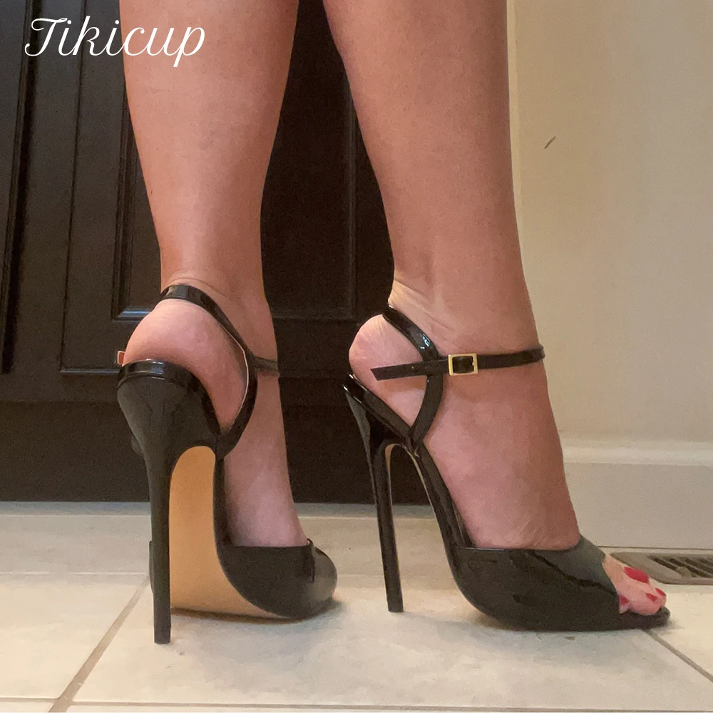 Men Shoes Black - Tikicup Plus Size Summer Sexy Black