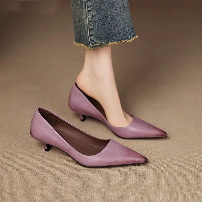 Dress Shoe Pointed - Sexy Pink Thin High Heels Pumps