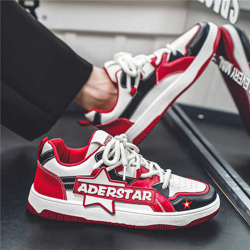 Round Nose Rubber Sole Cute Sn - Men Shoes Red recension och pris