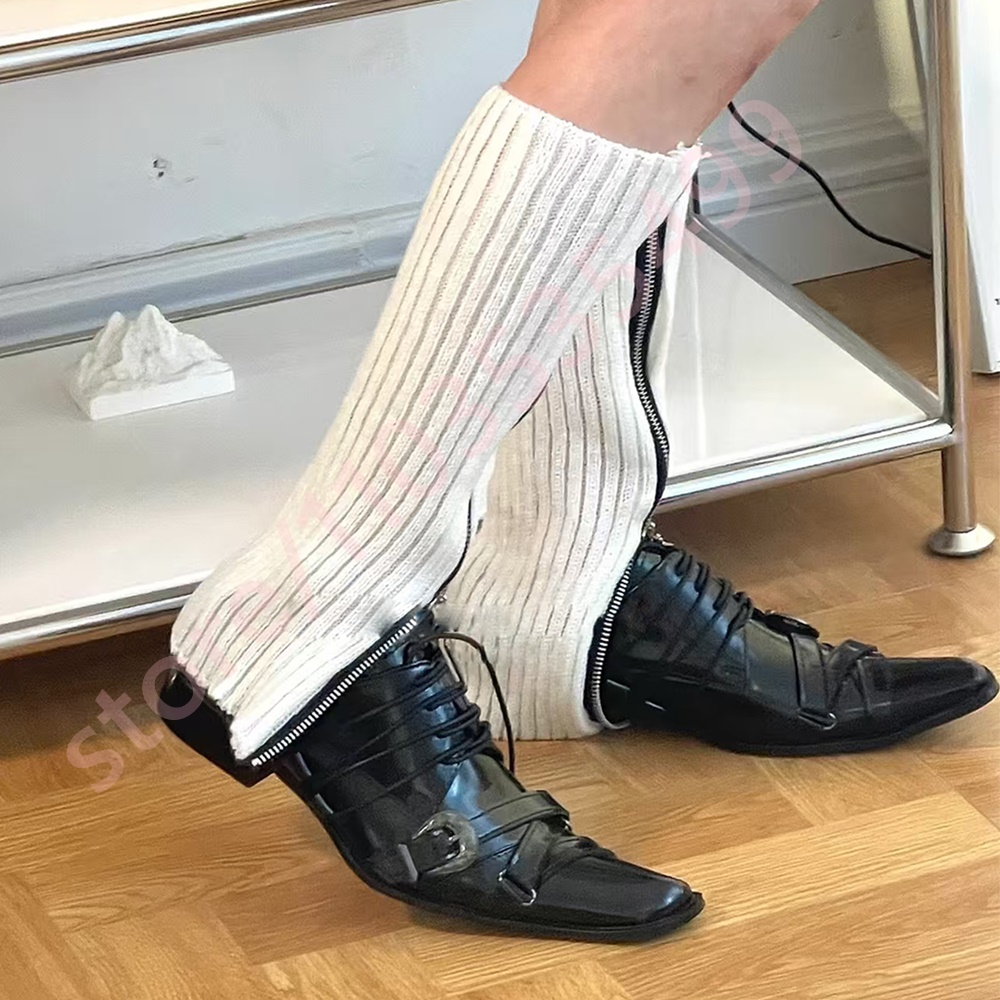 Black Pointed Toe Women's Thic - Men Shoes Black recension och pris