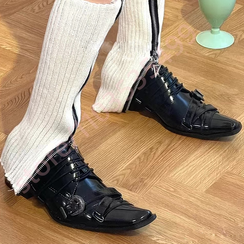 Black Pointed Toe Women's Thic - Men Shoes Black recension och pris
