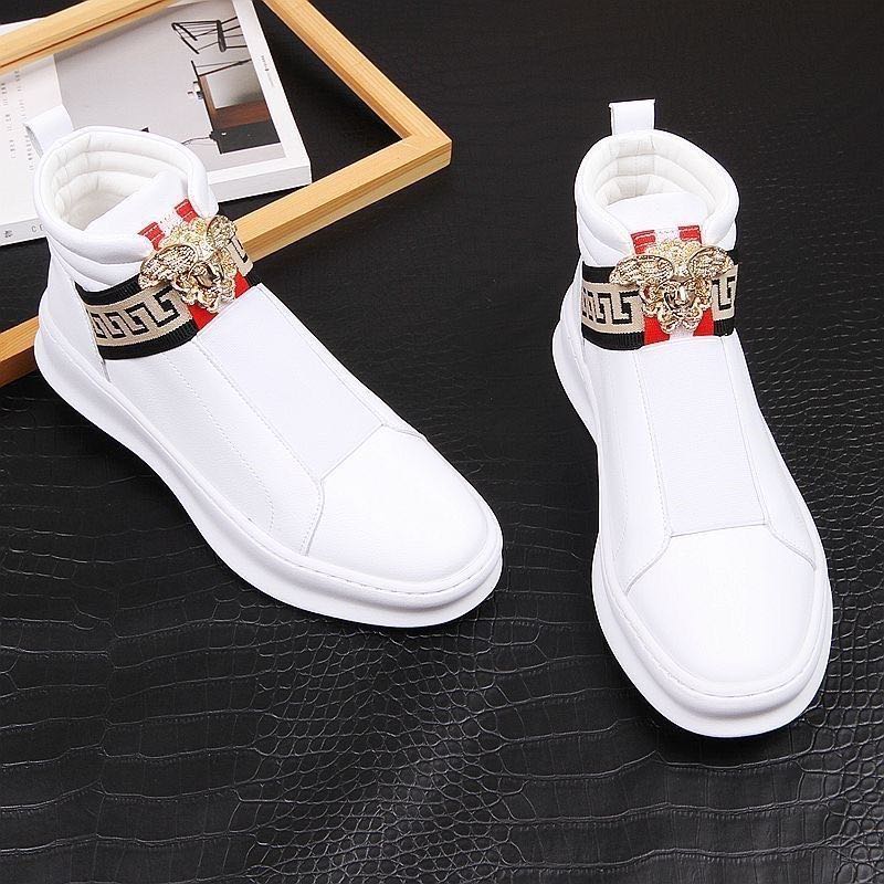 2026 New Men's White High-Top  - Men Shoes Expensive recension och pris