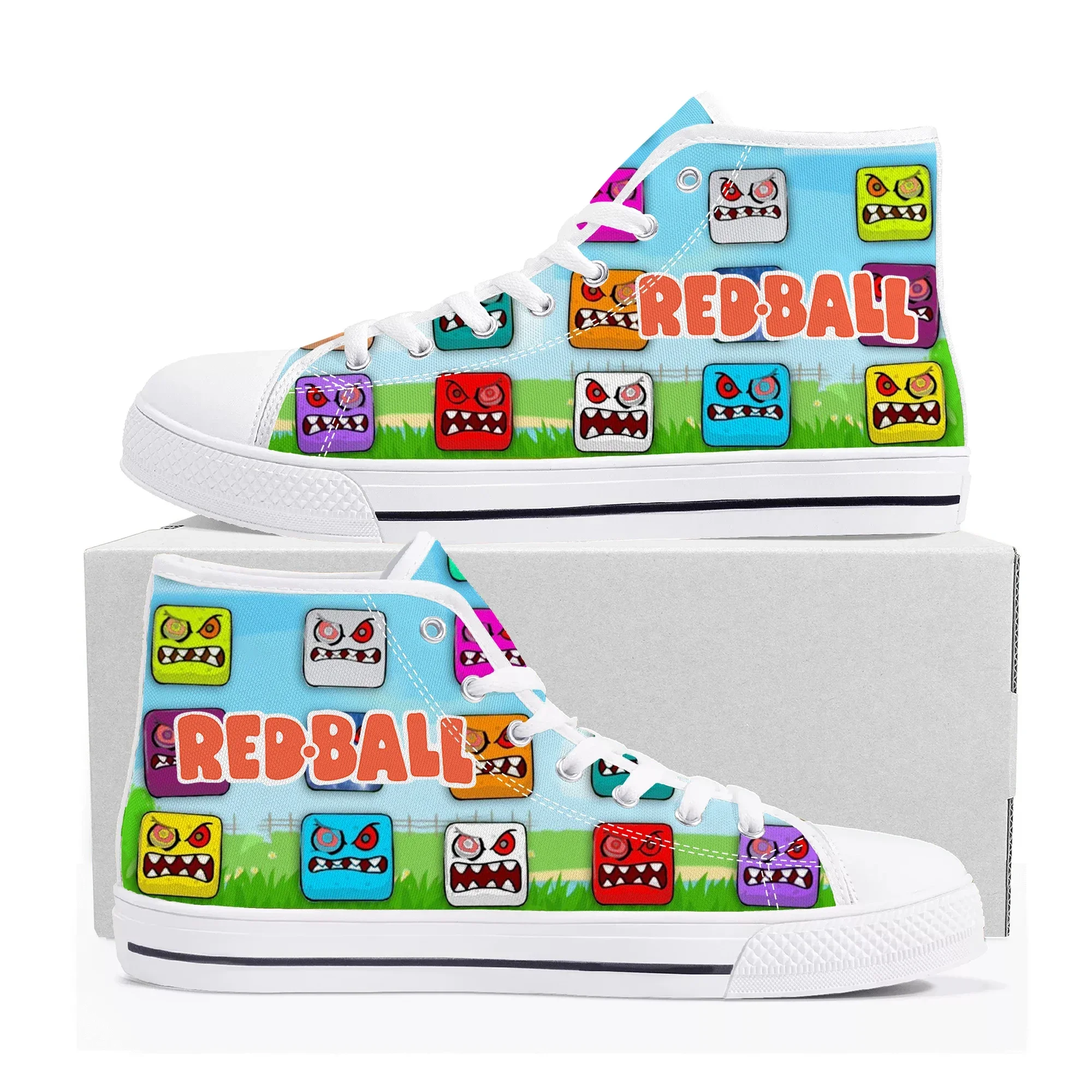 Red Ball High Top Sneakers Hot - Men Shoes Red recension och pris