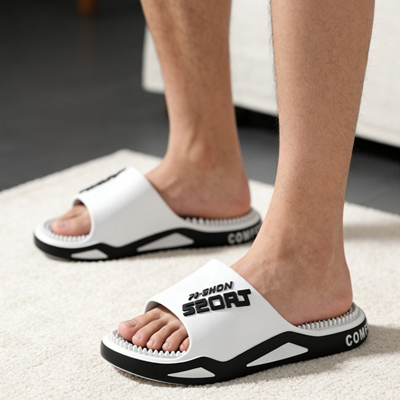 New Men Slippers Massage Slipp - Men'S Shoes With Platform recension och pris
