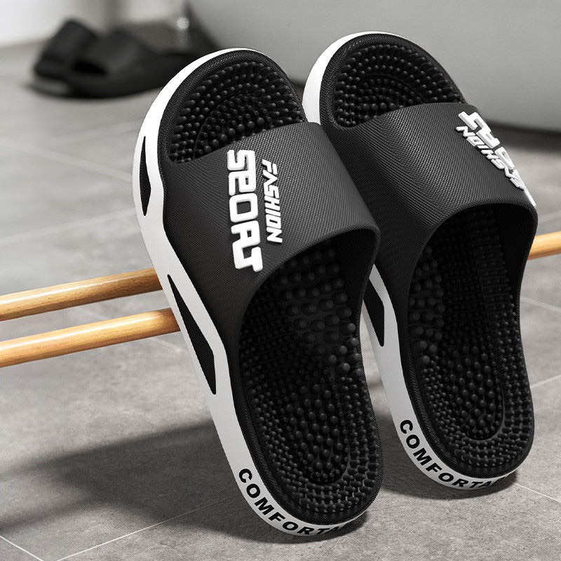 New Men Slippers Massage Slipp - Men'S Shoes With Platform recension och pris