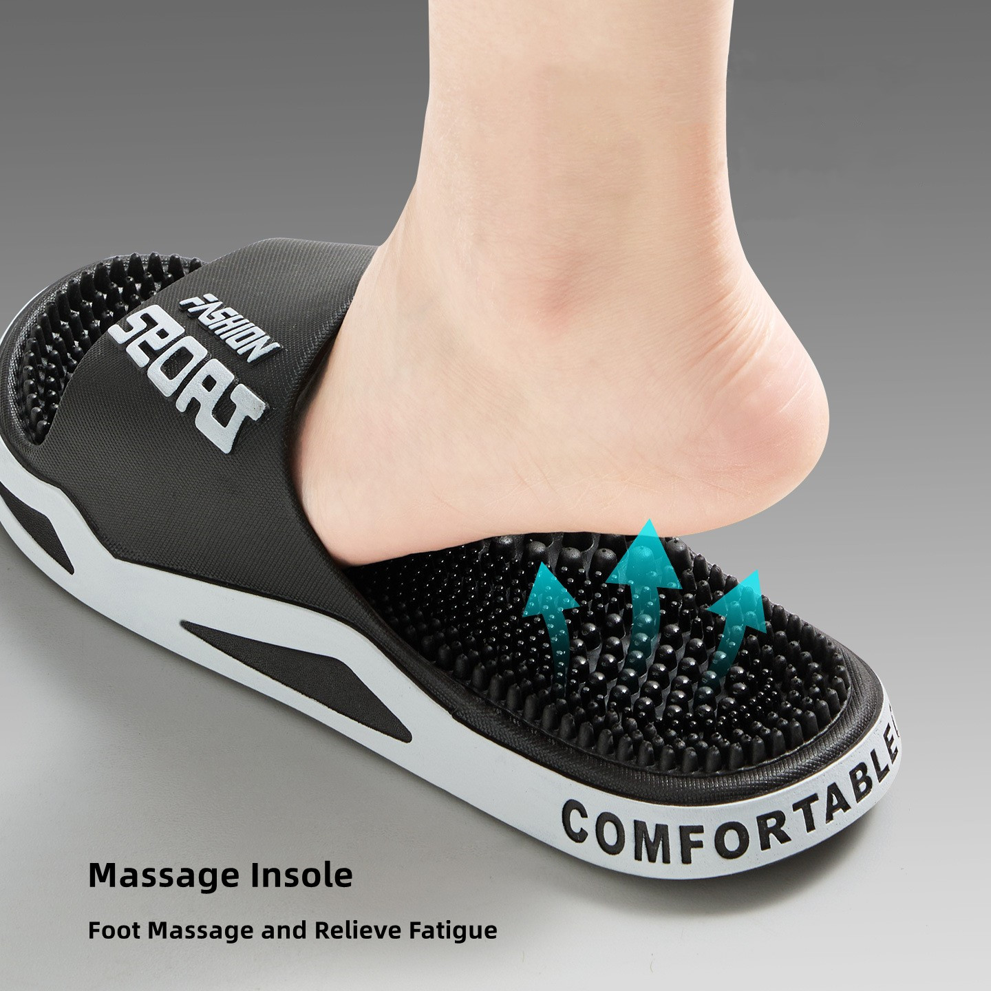 New Men Slippers Massage Slipp - Men'S Shoes With Platform recension och pris