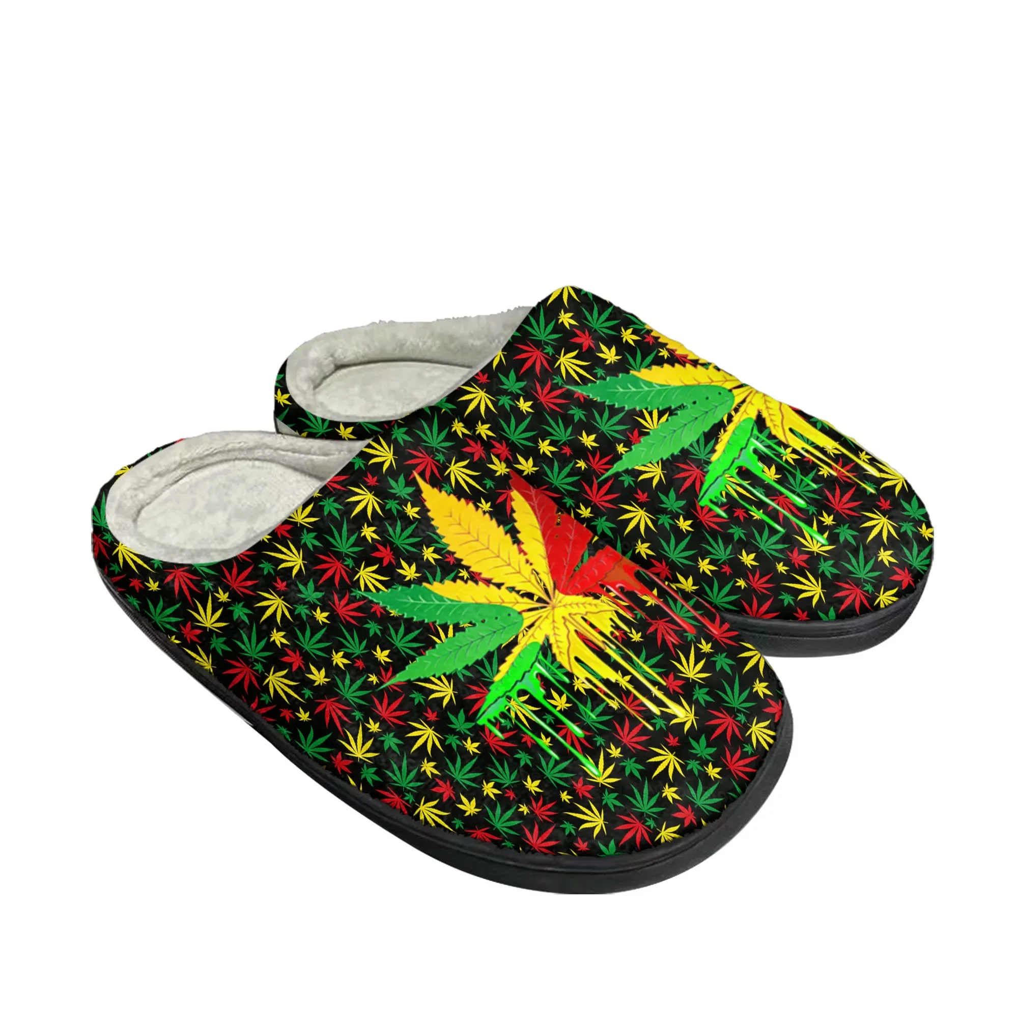 Leaf Weed Rasta Marijuana Red  - Men Shoes Red recension och pris