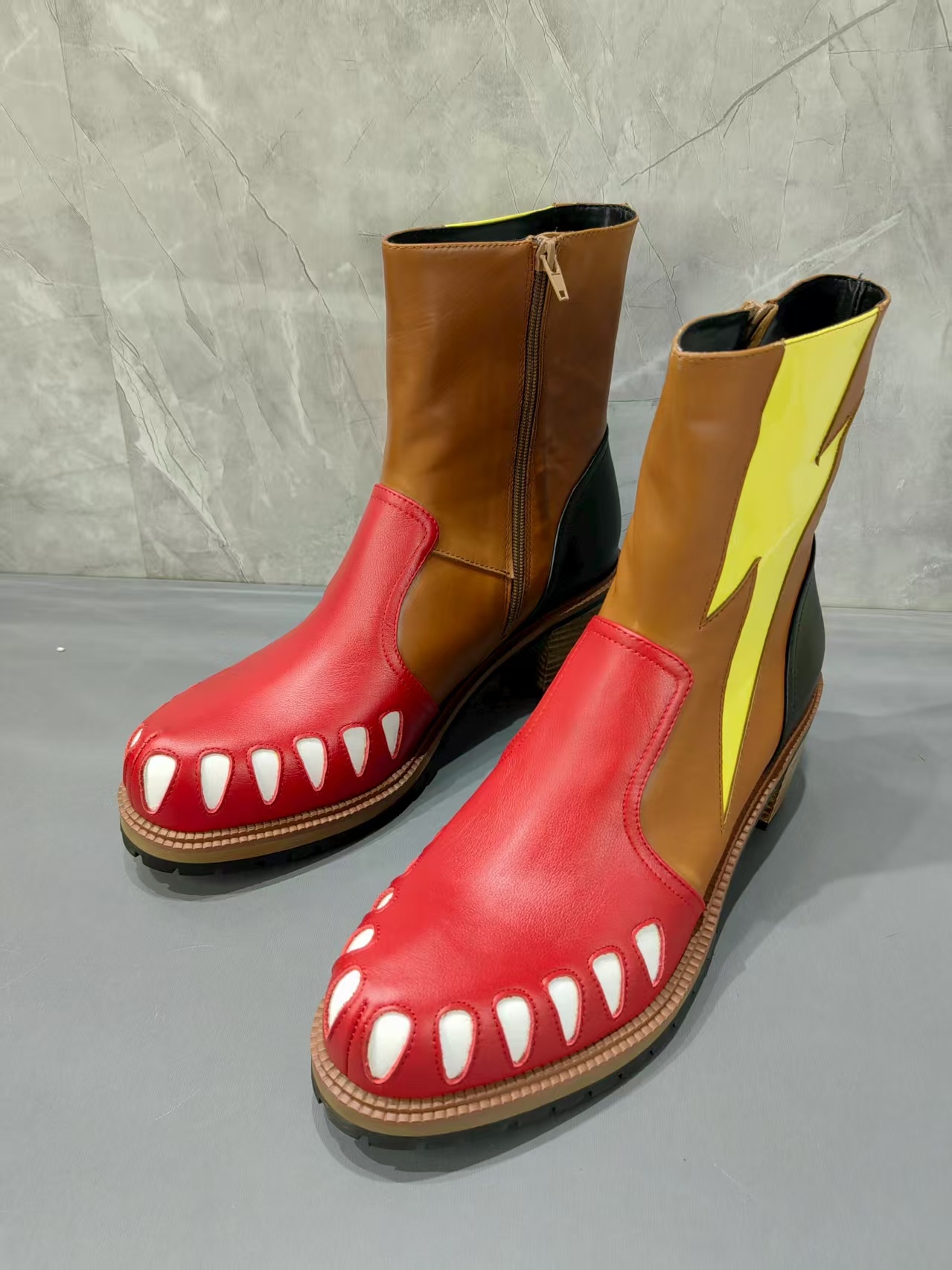 Rock - Inspired Snake Skin Pat - Men Shoes Rebel recension och pris