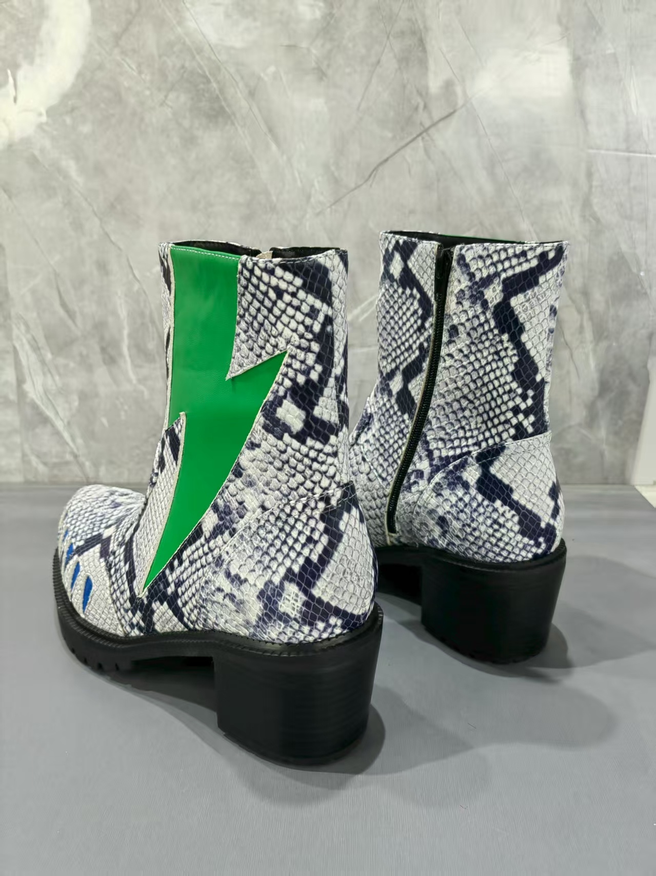 Rock - Inspired Snake Skin Pat - Men Shoes Rebel recension och pris
