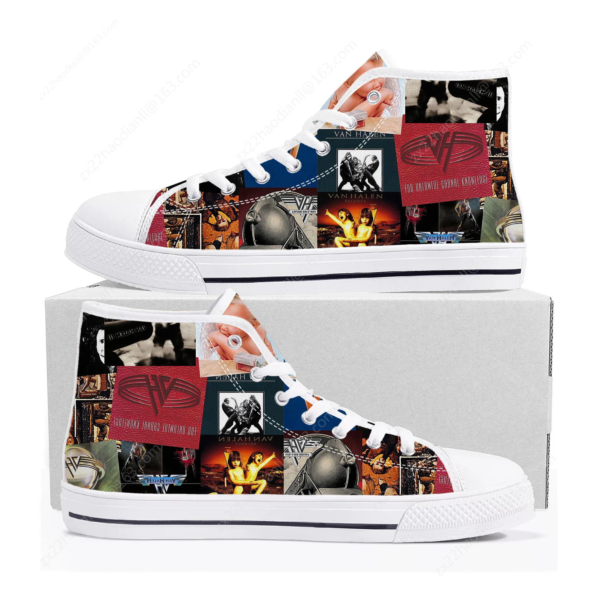 Van Evh 5150 Stripes Halen Hig - Canvas Sneaker High recension och pris