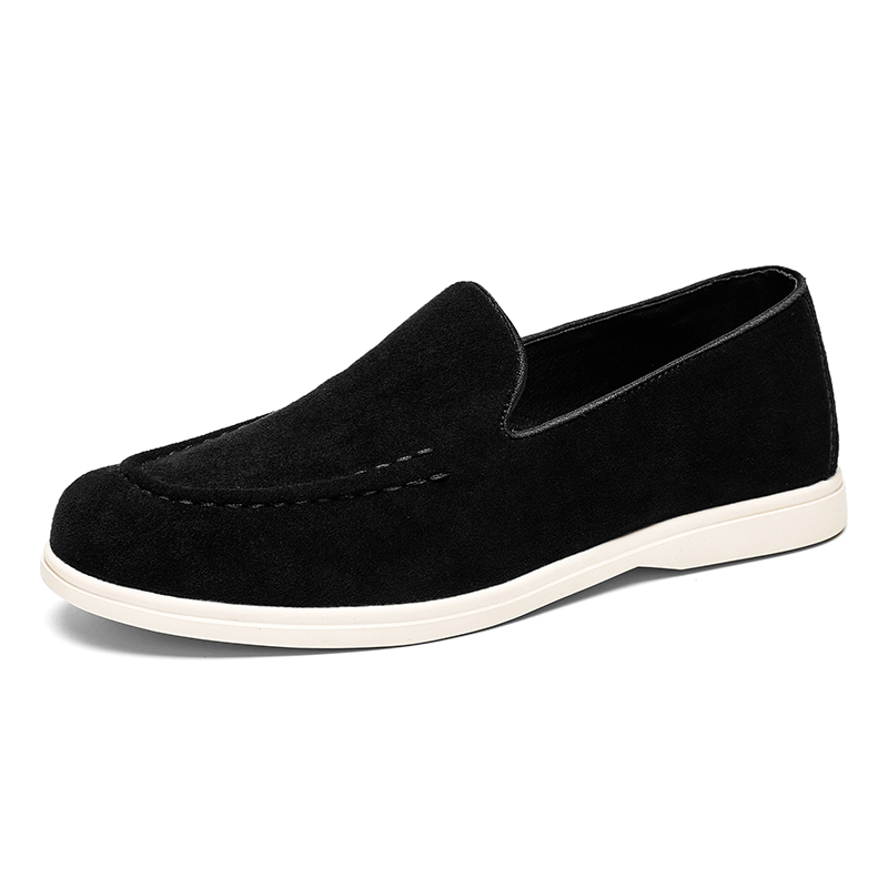 Men's Suede Leather Slip-on Lo - Men Shoes Loro Piana recension och pris