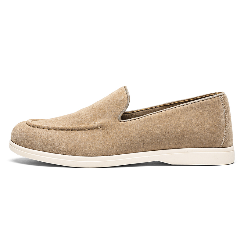 Men's Suede Leather Slip-on Lo - Men Shoes Loro Piana recension och pris