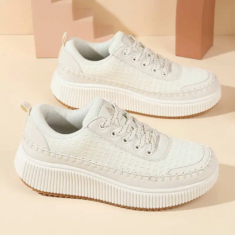 Brown Shoes Woman Flats Autumn - Men Shoes White Colour recension och pris