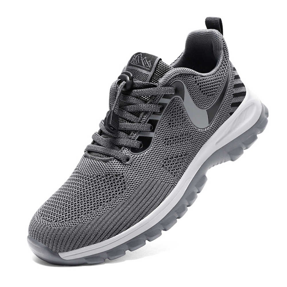 Knit Non-slip Sneakers Man 45  - Men Shoes Red recension och pris
