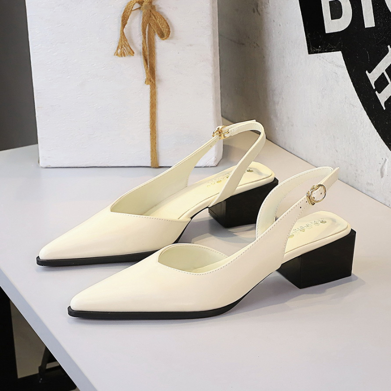 Pointed Toe Back Tripod Strap  - Dress Shoe Pointed recension och pris
