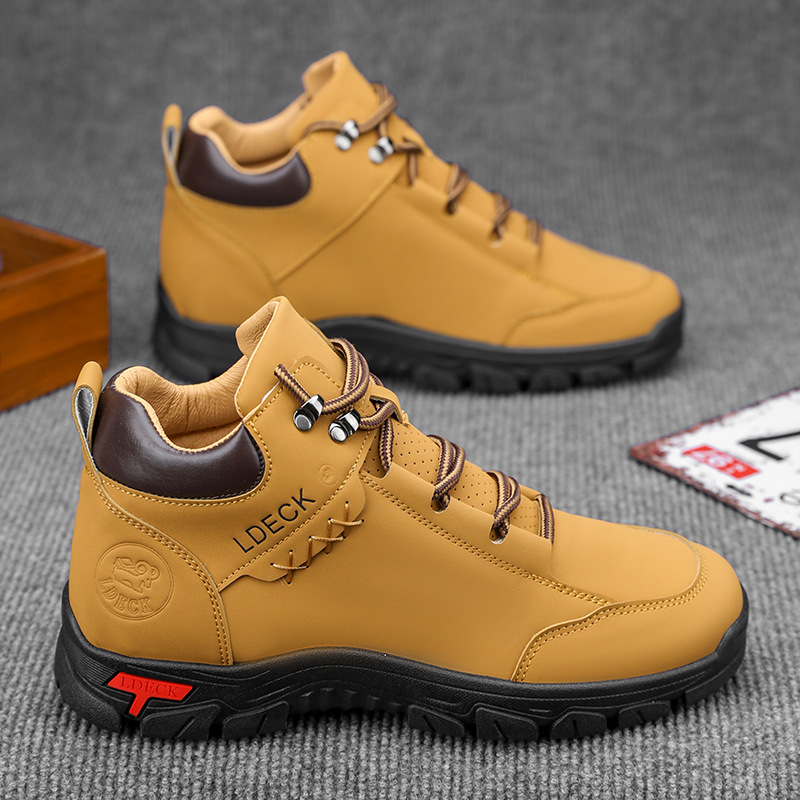 Men Vintage Large Size 48 High - Men'S Shoes Hiking recension och pris