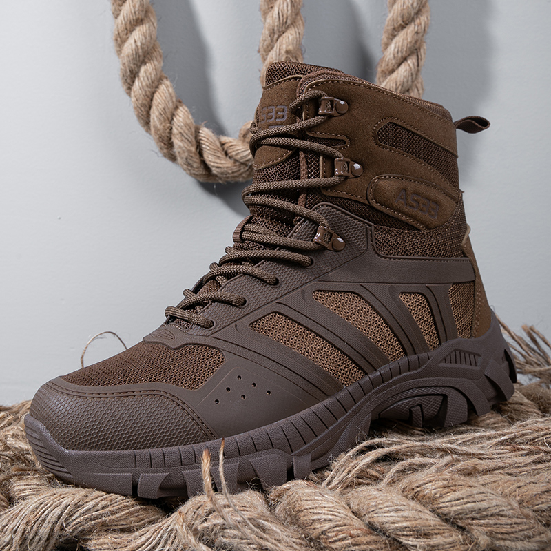 Men Tactical Boots Lace Up Des - Men'S Shoes Hiking recension och pris