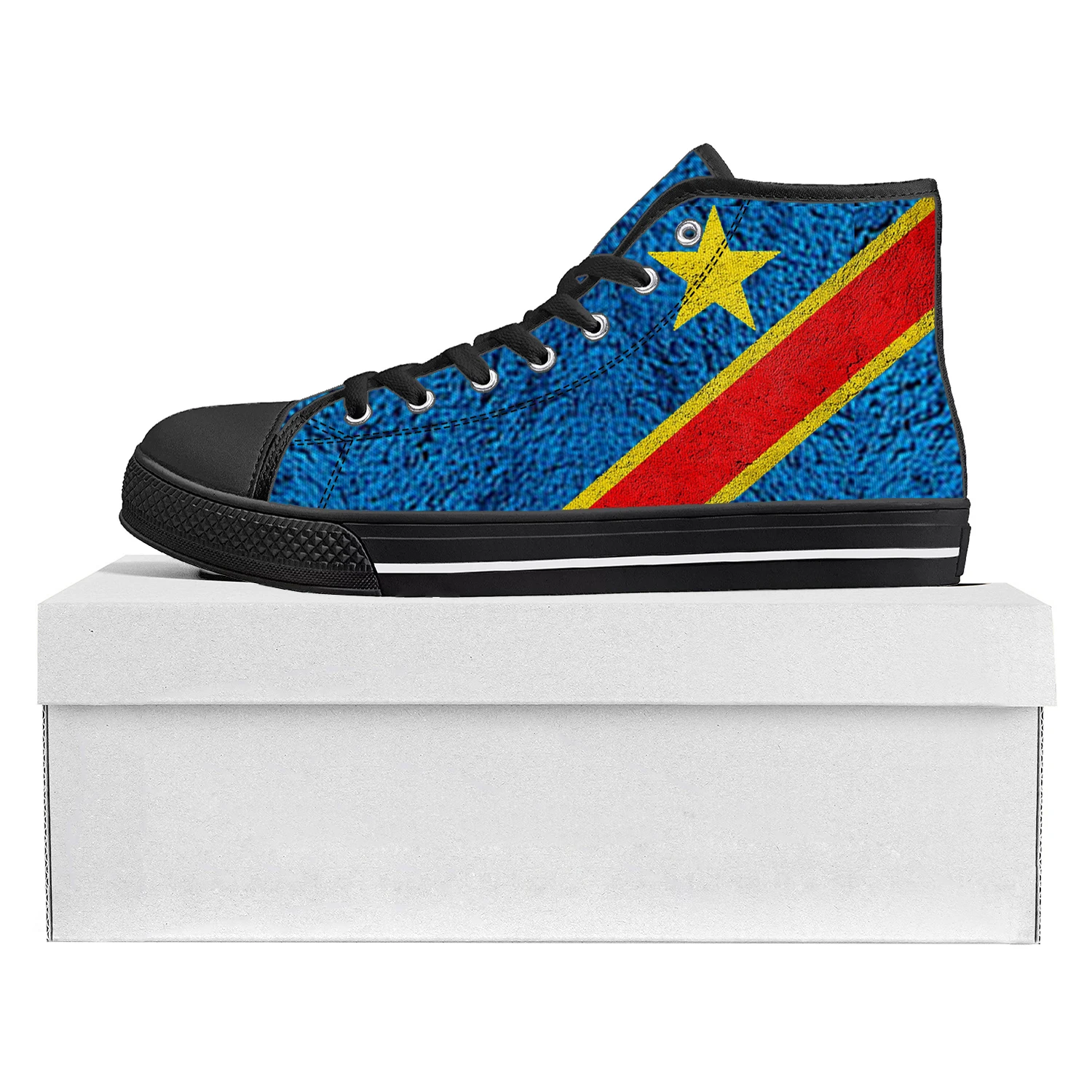 Democratic Republic of the Con - Canvas Sneaker High recension och pris