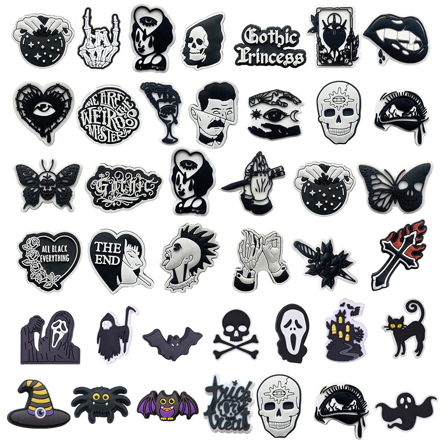 Horror Halloween Shoe Charms f - Men'S Shoes With Jeans recension och pris