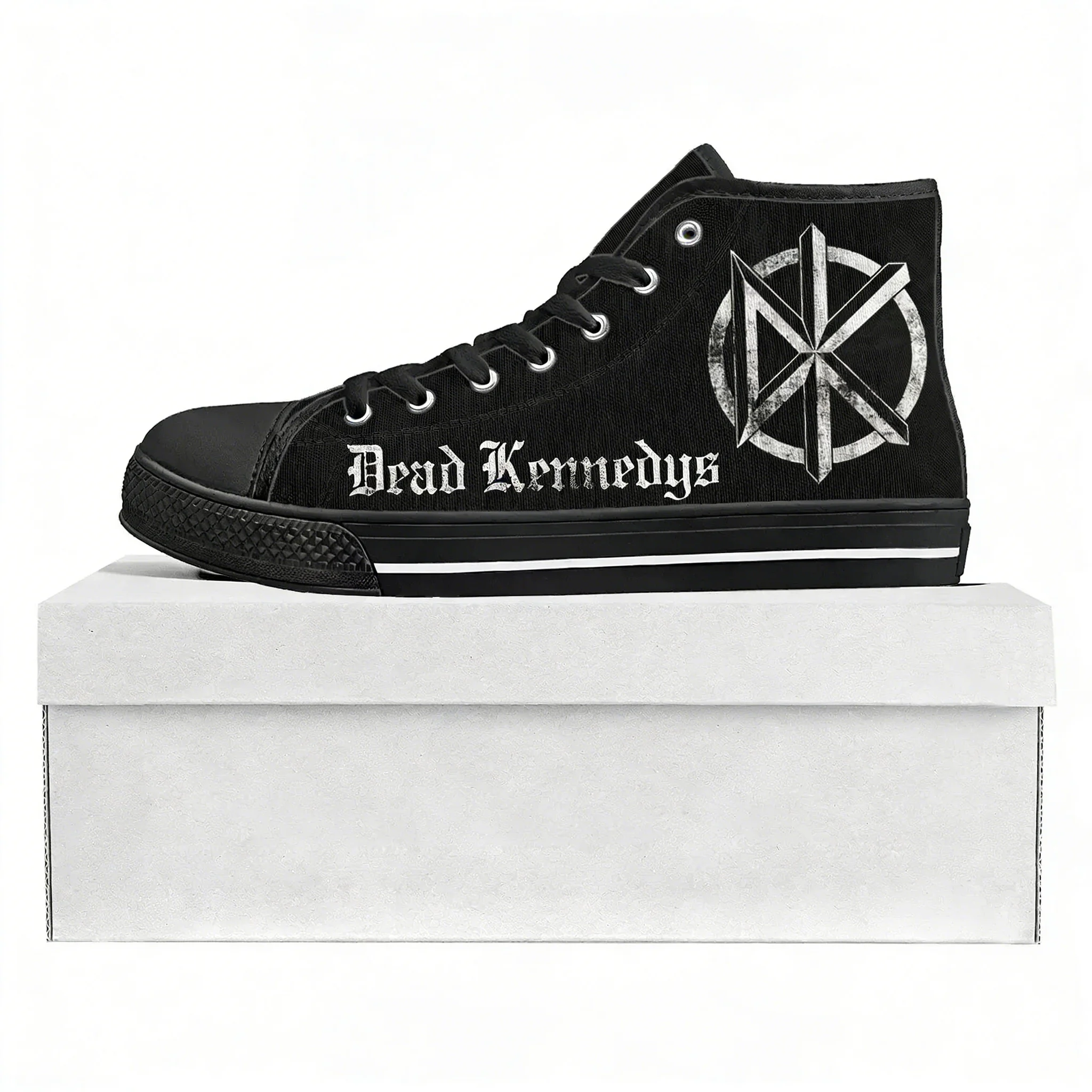 Dead Rock Band Kennedys High T - Canvas Sneaker High recension och pris