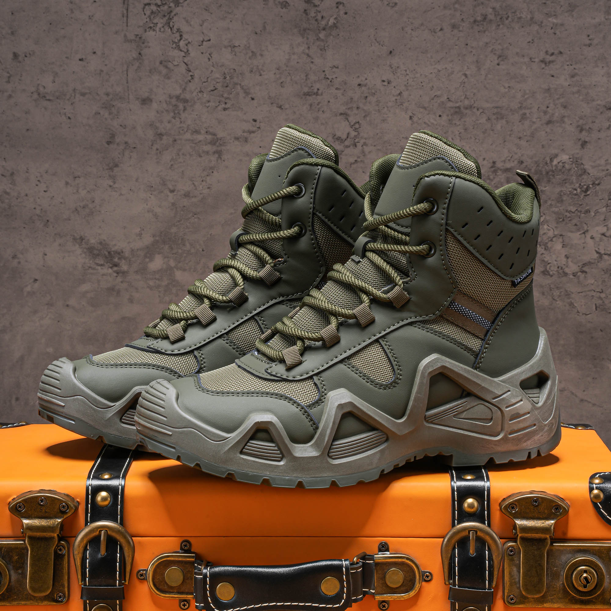 Men's high top boots, hiking b - Men'S Shoes Hiking recension och pris