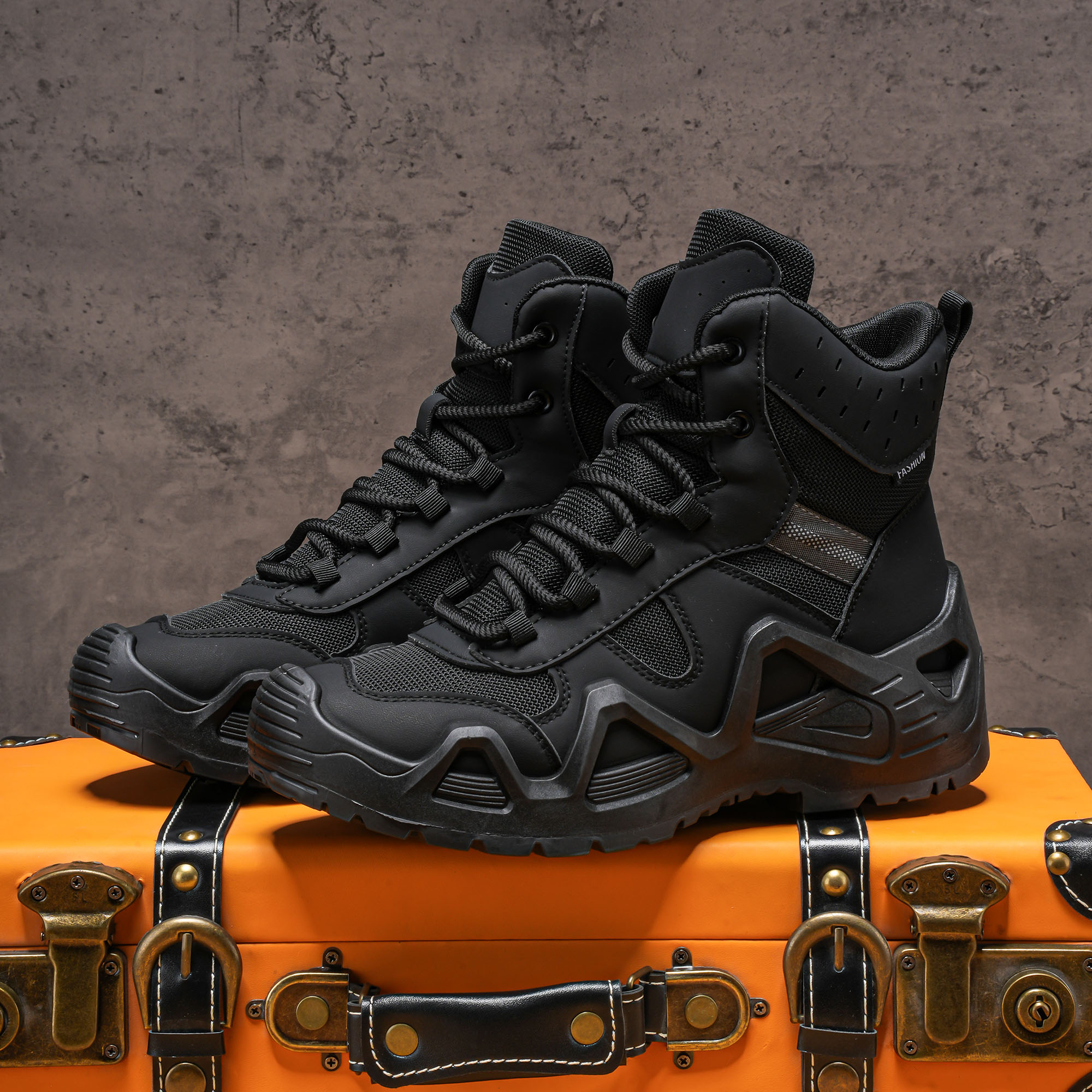 Men's high top boots, hiking b - Men'S Shoes Hiking recension och pris