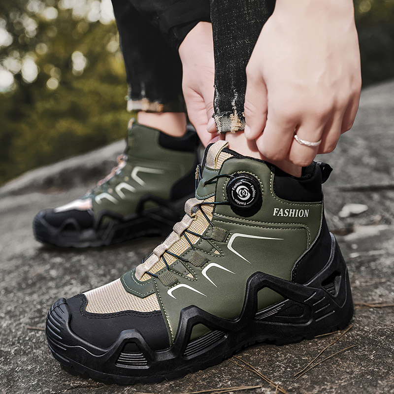 Men Tactical Boots Lace Up Bra - Men'S Shoes Hiking recension och pris