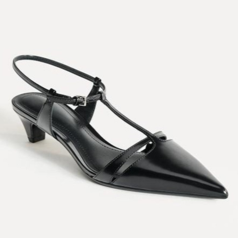 Patent Leather Kitten Heel Wom - Dress Shoe Pointed recension och pris
