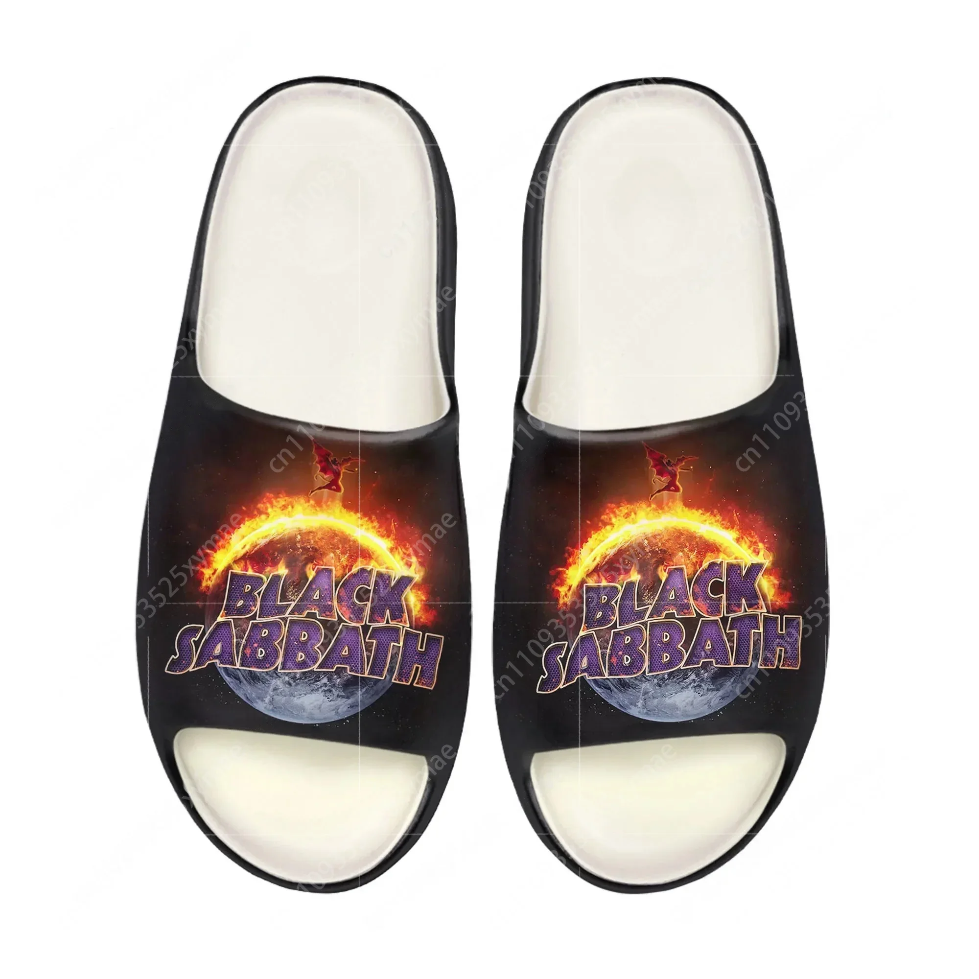 Black Heavy Metal Band Sabbath - Men Shoes Black recension och pris