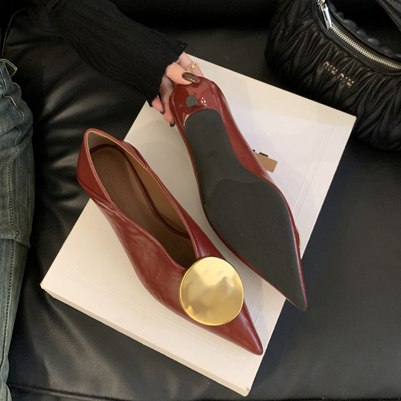 SUOJIALUN 2025 Autumn New Bran - Dress Shoe Pointed recension och pris