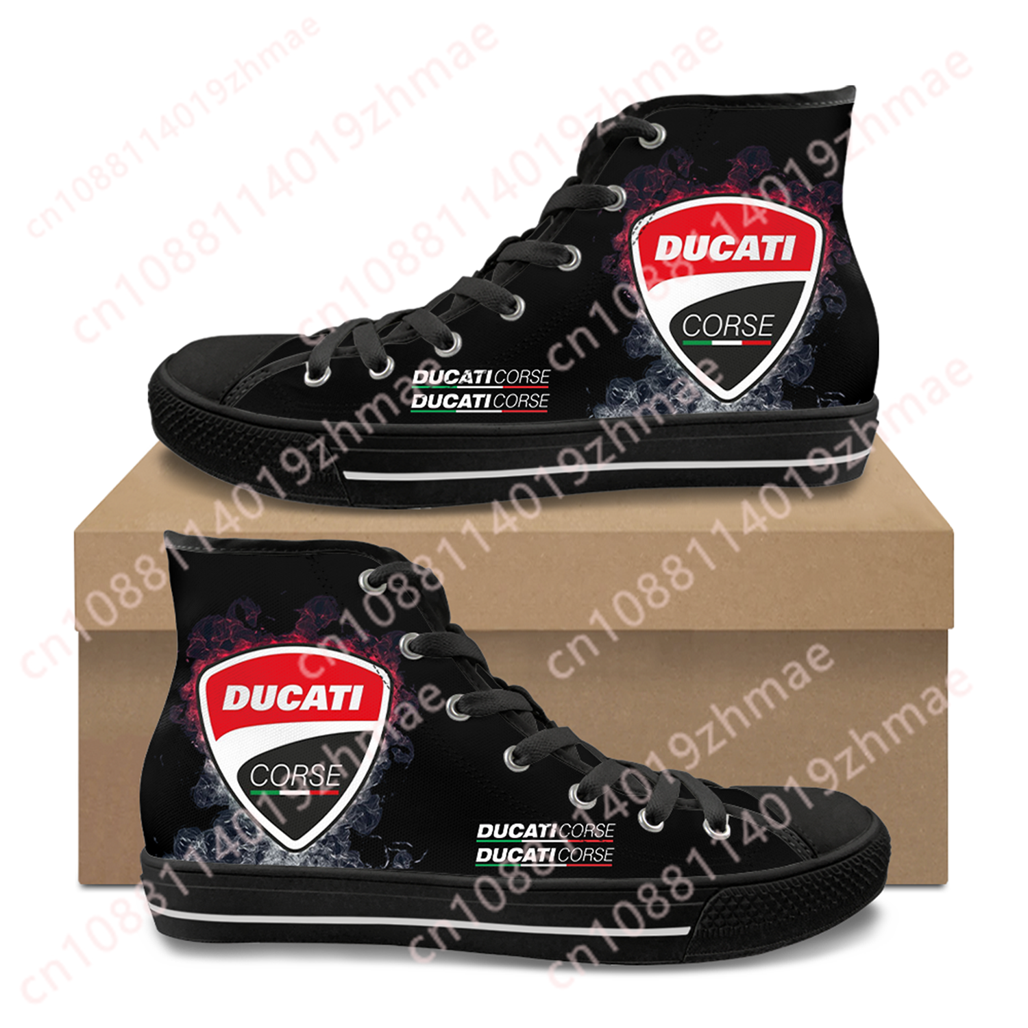 Ducatis Italy shoes Flats Snea - Canvas Sneaker High recension och pris