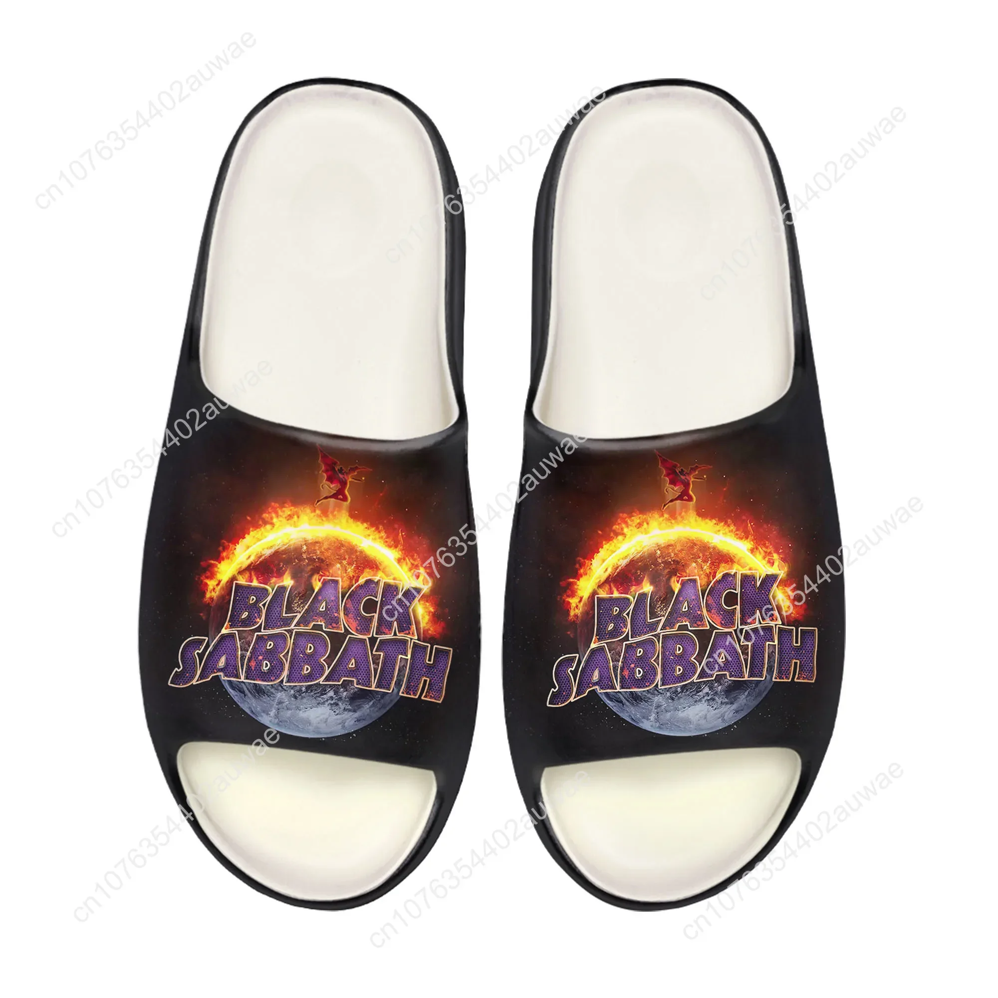 Black Heavy Metal Band Sabbath - Men Shoes Black recension och pris