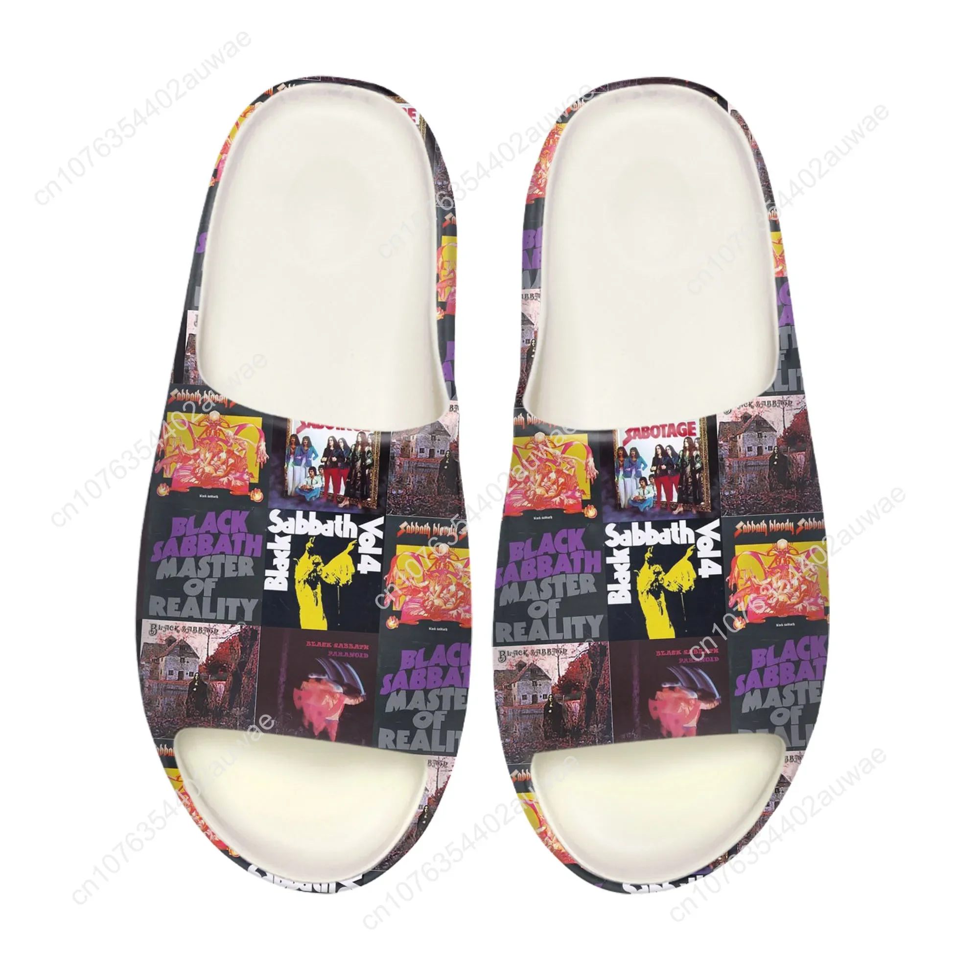 Black Heavy Metal Band Sabbath - Men Shoes Black recension och pris