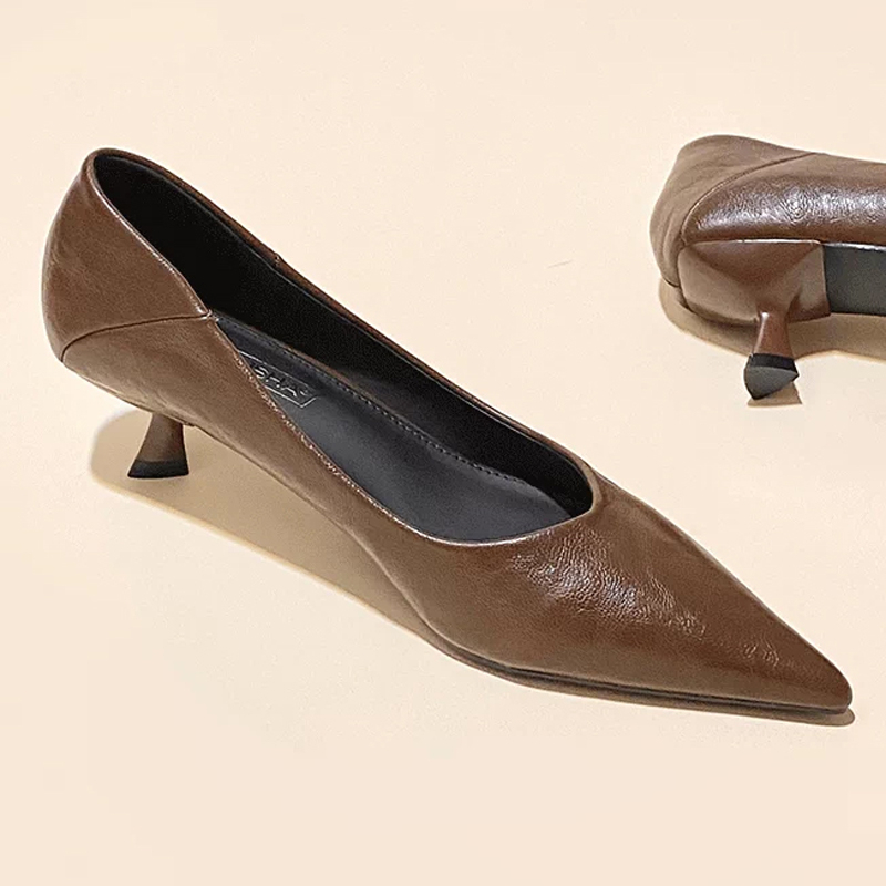 French Elegant Pointed Toe Sof - Dress Shoe Pointed recension och pris