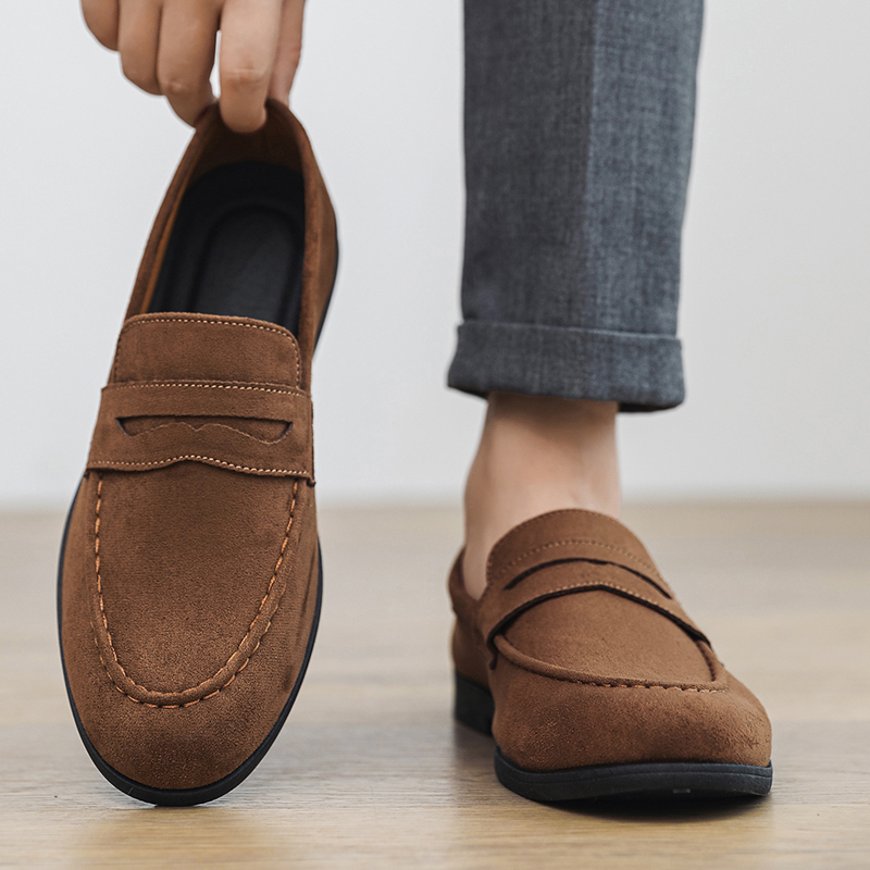 New Classics Men's Suede Slip  - Men Shoes Loro Piana recension och pris
